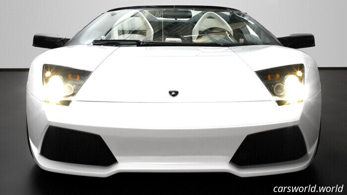 Rare Lamborghini Pushed by Police Following Three-Car Collision in Monterey | Carscoops